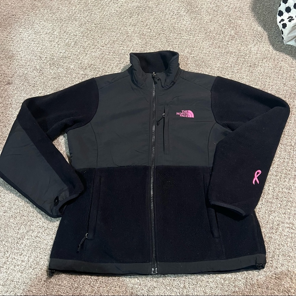 The North Face half fleece black jacket